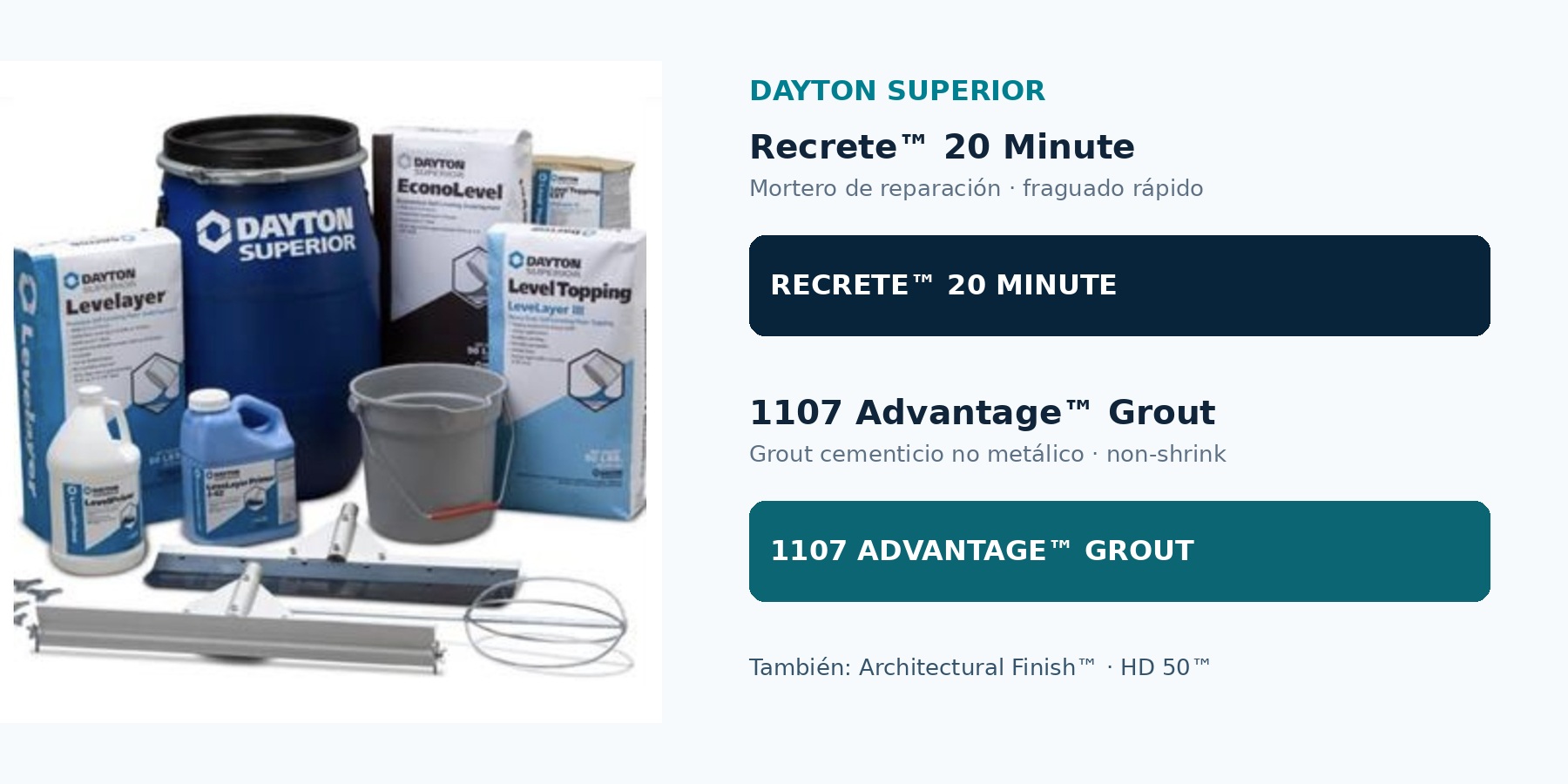 Químicos Dayton Superior